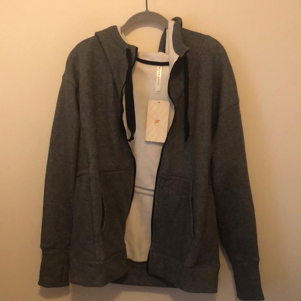 Fabletics LEAH oversized fleece hoodie,Small, 4/6